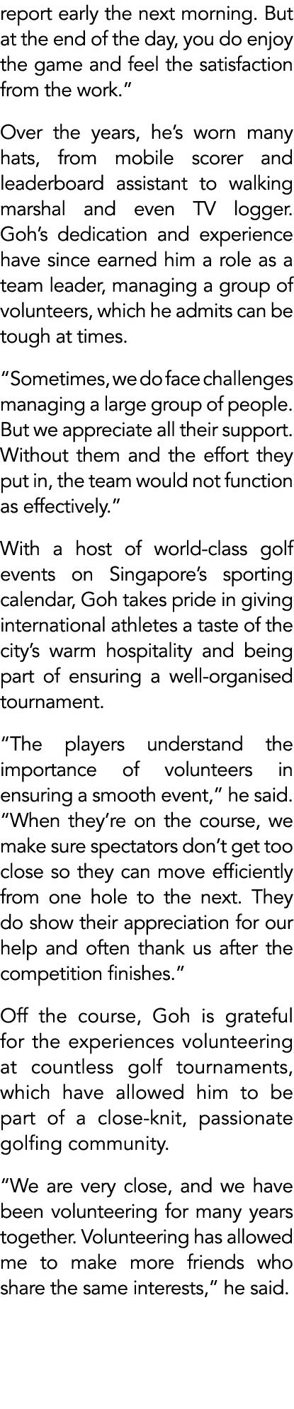 report early the next morning. But at the end of the day, you do enjoy the game and feel the satisfaction from the wo...
