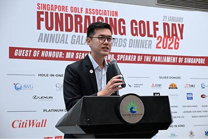 A man in a suit is speaking at a podium. AI generated content